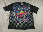 Adidas Jeremy Scott Shirt Rally NASCAR Style Checker TEE Adult Size XL HG6512