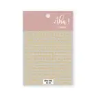 Nail Stickers for Toenail Decoration Cute Heart Pattern Lovely Heart-shaped