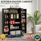 Kitchen Food Pantry Floor Cabinet Cupboard Storage 17 Tier Shelving Sideboard AU