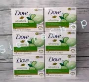 6 x 90g Dove - Fresh Touch Soap Bars - Cucumber & Green Tea Scent