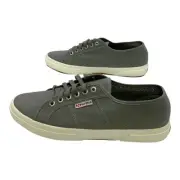 Superga 2750 Cotu Classic Sneaker Gray Dark Sage Canvas US Men's 11