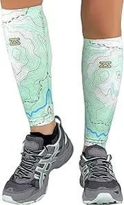 [Zensah] Running Leg Compression Sleeves – Shin Splint, Calf Compression Sleeve, Made in USA for Sports, Travel, Men and Women