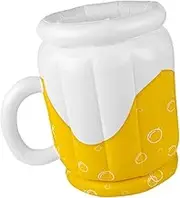 Inflatable Cooler with Air Pump Creative Drink Serving Container Ice Bucket for Backyard Beach Pool BBQ Party Supplies