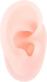 Beatifufu Realistic Silicone Ear Model for Jewelry Retail Ear Piercing Shops Practice Tool
