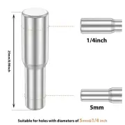 20Pcs Shelf Support Peg 5 mm 1/4 Inch Stainless Steel Shelves Support Pin paTGb