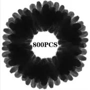 800Pcs Black Rooster Feathers 3-5-Inch Bulk Feathers for Crafting Kindergarten D