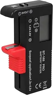 Angoily Battery Capacity Indicator Battery Monitor Voltage Tester Portable Digital LCD Display Tester