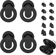 Ear Plugs for Sleeping Noise Cancelling, Reusable Earplugs for Noise Reduction, Soft Silicone Hearing Protection Ear Plugs for Sleep, Work, Noise Sensitivity, Study, Snoring, Concert 30-35dB