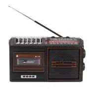 Retro Boombox Cassette Player AM/FM Radio Stereo, Vintage Tape Player Recorde...