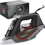 Pro Luxury Steam Iron for Clothes | New Powerful Steam Technology | Non-Stick Ceramic Soleplate, 1700 Watts with 3-Way Auto Shut Off, Premium Built Quality & Durability