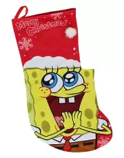 Spongebob 19" Printed Applique Stocking