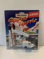 MATCHBOX GRAFFIC TRAFFIC GF150 AIRPORT SET MODEL A FORD VAN AND PLANE.