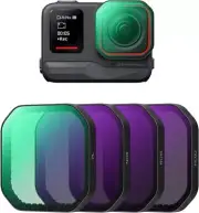 K&F Concept 4 Pack CPL ND8 ND16 ND32 PL&ND Filter Kit for Insta360 Ace Pro 2