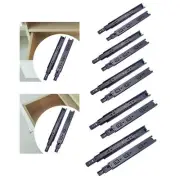 Drawer Slides Easy to Install 3 Sections Utility Mute Replace Drawer Runners