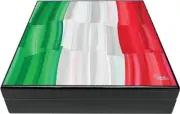 Humidor Supreme 20 Cigar Capacity humidor, Italy flag One World Turano Series