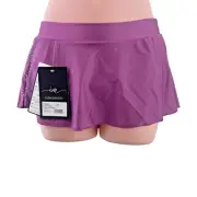Intermezzo Girls Ice Skating Half Skirt, Crystal Details Size 12 Years, Violet