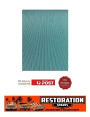 HOLDEN HK BROUGHAM SEDAN ROOF HOOD LINING TURQUOISE herringbone ribbed