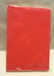 New RED Travel Journal Notebook Lined Blank Elastic Strap Closure & Pen Holder