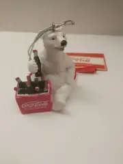 Coca Cola Polar Bear, Christmas Ornament, 2013, NWT