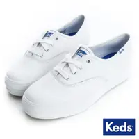 在飛比找蝦皮商城優惠-Keds TRIPLE 女款白色皮革厚底休閒鞋-NO.KB5