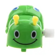 Children Clockwork Spring Toy Green Plastic Cartoon Creeping Insect Y9C74222