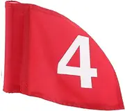 Abaodam Golfing Training Flag Portable Wear Golf Flag for Skill Practice Bright for Training Courts and Putting