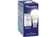 Mirabella 14w 1400lm Led Gls Everyday Globe Bayonet Cool White Each