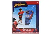 Spiderman Spider-Man Inflatable Bop Bag Bop Gloves Set Kids Punching Bag with Gloves, Freestanding Superhero Blow Up Bouncing Boxing Bag for Exercise, Durable Heavy Duty Indoor and Outdoor - 34.5"