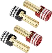 Lazycloud 4Pcs Battery Heatsink Plugs & Grips Kit 3.5mm for 1/10 Off-Road Truck RC Car Accessories Upgrade Part