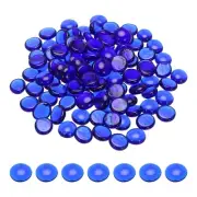 1000g Mosaic Tiles Flat Bead Glass Stained Mosaic Glass Pieces Deep Blue