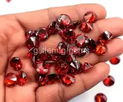 Natural Red Ruby Round Cut 10x10 mm Size Lot IGL Certified Loose Gemstone M25