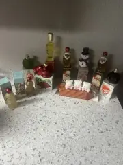 VTG Avon Christmas cologne and candles Lot Of 10
