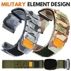 Rugged Nylon Strap Watch Band For Fitbit Versa 4 / Versa 3 Sense 2 1 Bracelet