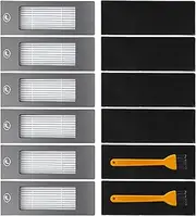 YBVABE Filter for ECOVACS DEEBOT T9, N8 and T8 Series– High Efficiency 6 Pack Replacement Filters for Robot Vacuum Cleaner