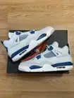 Sz 9.5 - READ Jordan 4 Retro “Industrial Blue” (FV5029-141) 2024 Military Blue