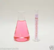 10mL Cylinder 250mL Erlenmeyer Flask Set Borosilicate Glass Graduated Lab New
