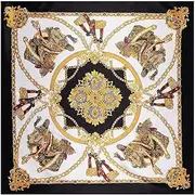[Generic] Large Silk Like Satin Scarf Neck Head Wrap 35 Inch Square