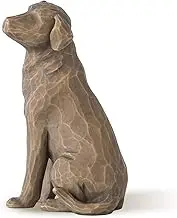 Willow Tree Love My Dog Dark Figurine,4 x 3 x 8.5 cm