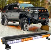 26" Strobe Light Bar Rooftop Double Side Emergency Warning 54LED For Toyota RAV4