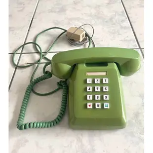 早期按鍵式復古老電話601型電話機 功能測試正常
