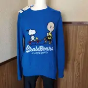 PEANUTS Snoopy m30 Cassiage Charlie Brown Knit Sweater