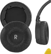 Geekria QuickFit Leatherette Replacement Ear Pads for JBL T600BTNC, Tune 600BTNC Headphones Ear Cushions, Repair Parts (Black)