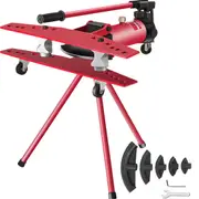16 Tons Hydraulic Pipe Bending Machine for 2" Tubes with Adjustable Size and Ergonomic Design