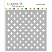 Alex Syberia Shiny Diamonds Stencil