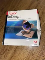 Adobe InDesign 1.0 For Macintosh- Full Version - NOS- factory-sealed box Apple