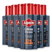 6x Alpecin Caffeine Shampoo C1 Natural Hair Growth Anti-Hair Loss Set - 250ml