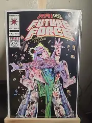 RAI AND THE FUTURE FORCE 21 SIGNED BY ANTONY BEDARD VALIANT ERA CARD INSIDE .