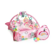 Bright Starts 5 in 1 Your Way Play Baby Activity Gym Ball Pit, Rainbow Tropics