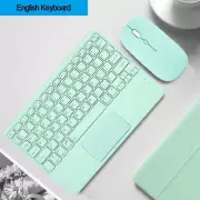 Green Touchpad Bluetooth Wireless Keyboard & Mouse For iPad Android Tablet PC