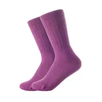 在飛比找PChome24h購物優惠-Xavagear 登山運動美麗諾羊毛襪 36-40碼 素面紫